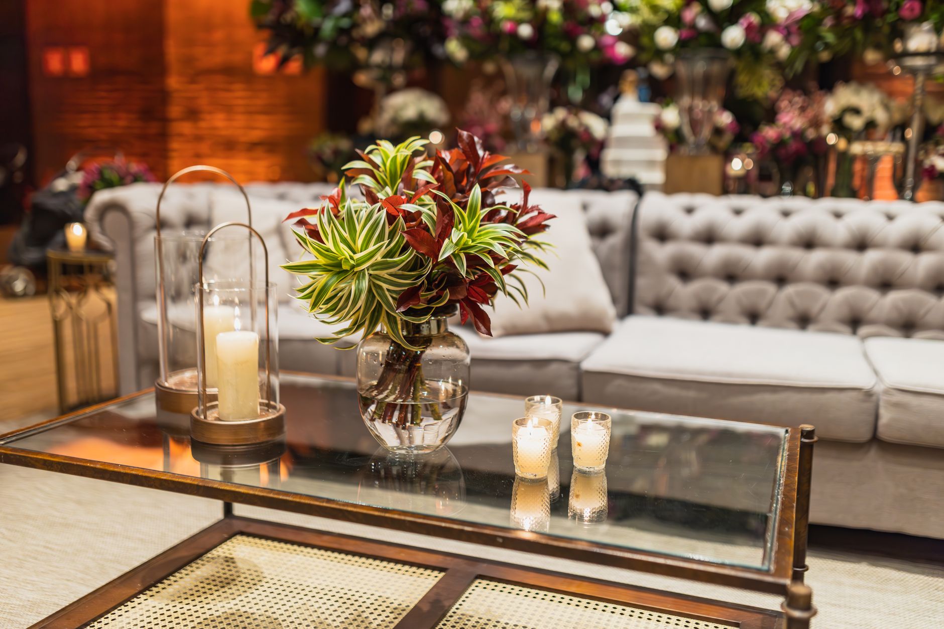 Decoração de casamento ao ar livre