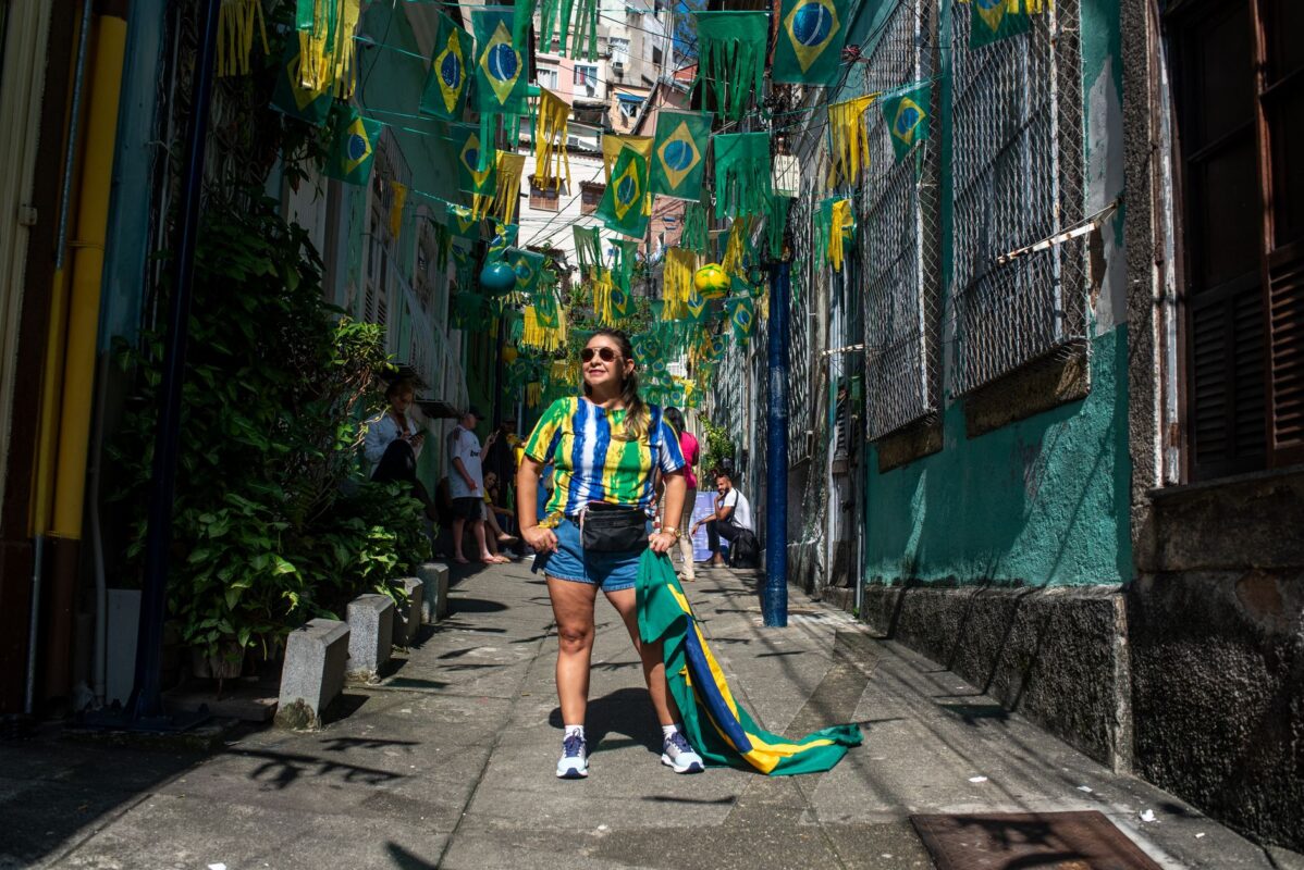 Decoração de festa de carnaval no Brasil