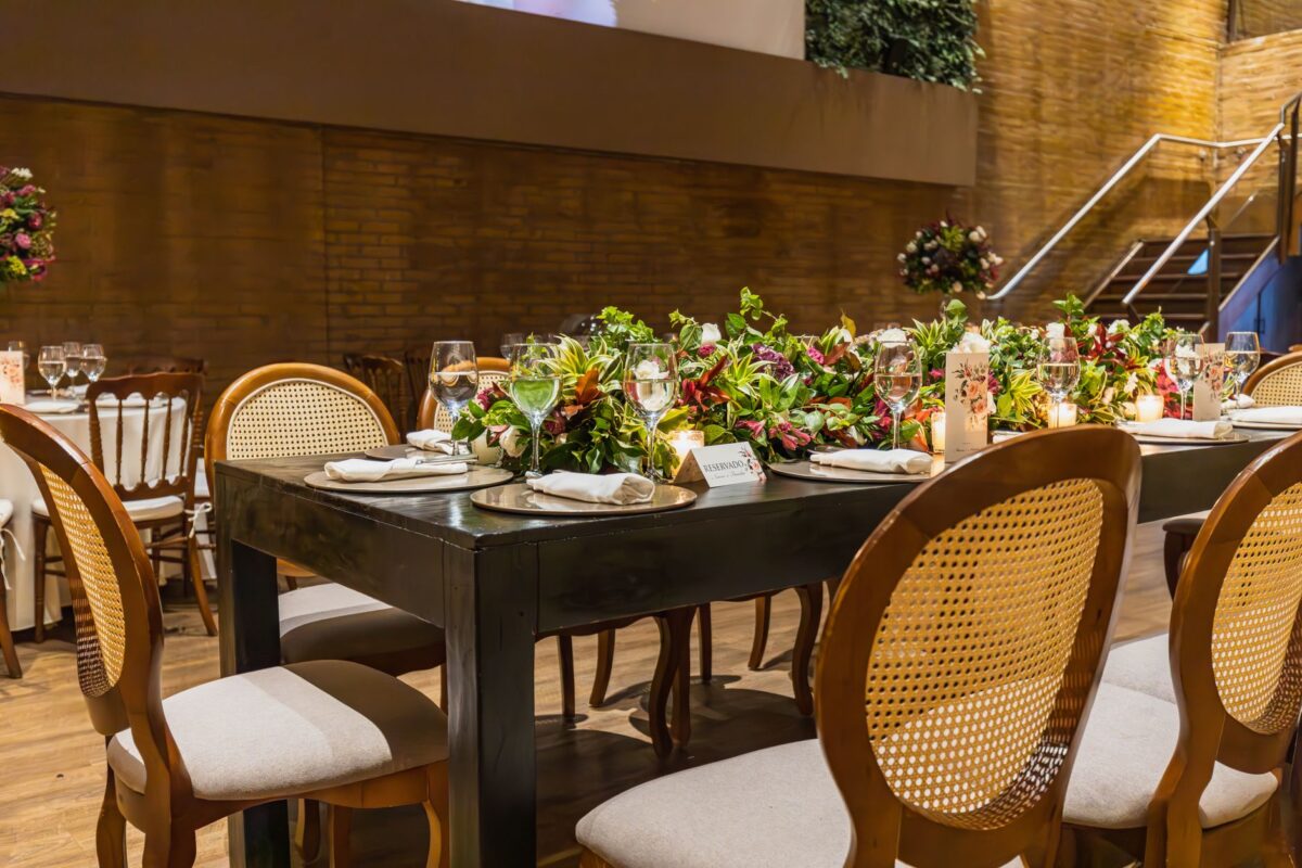 Mesa de formatura elegante