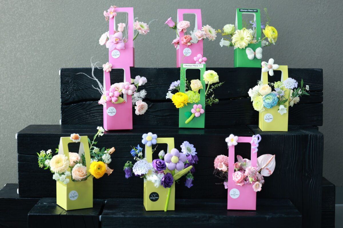 Arranjo de flores para dia das mães